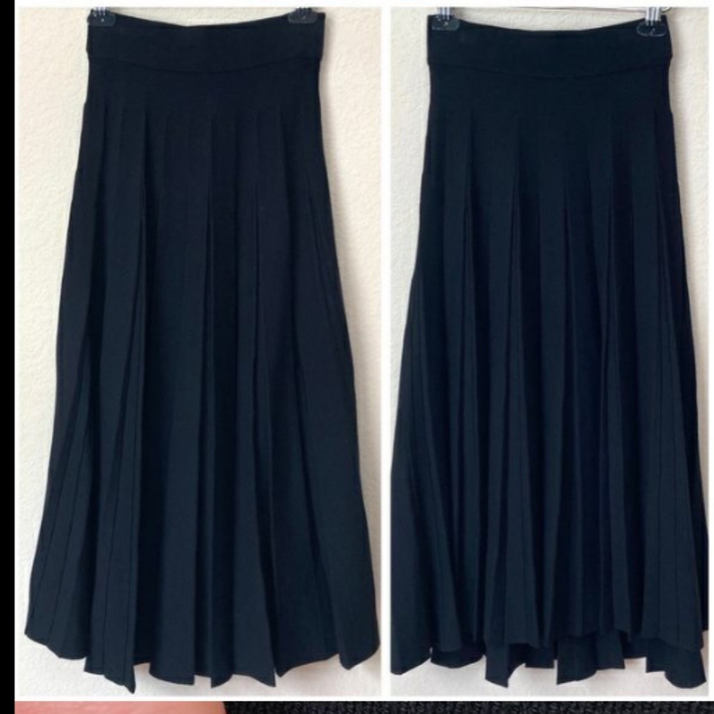 Sezane Black Midi Skirt - Picture 4 of 6